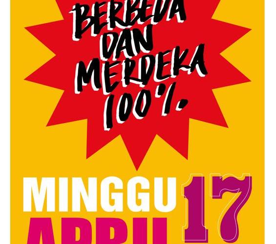 Berbeda dan Merdeka 100%