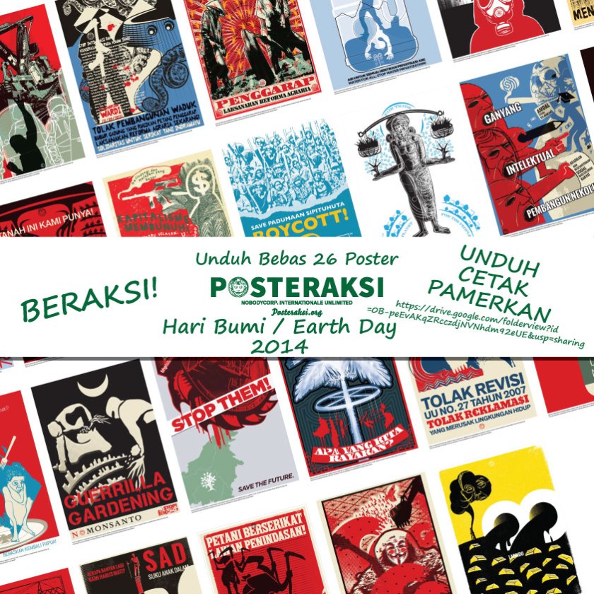Posteraksi Earth Day 2014